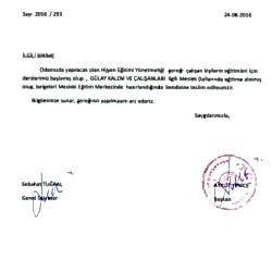 16-PERSONEL HİJYEN EĞİTİM BELGESİ